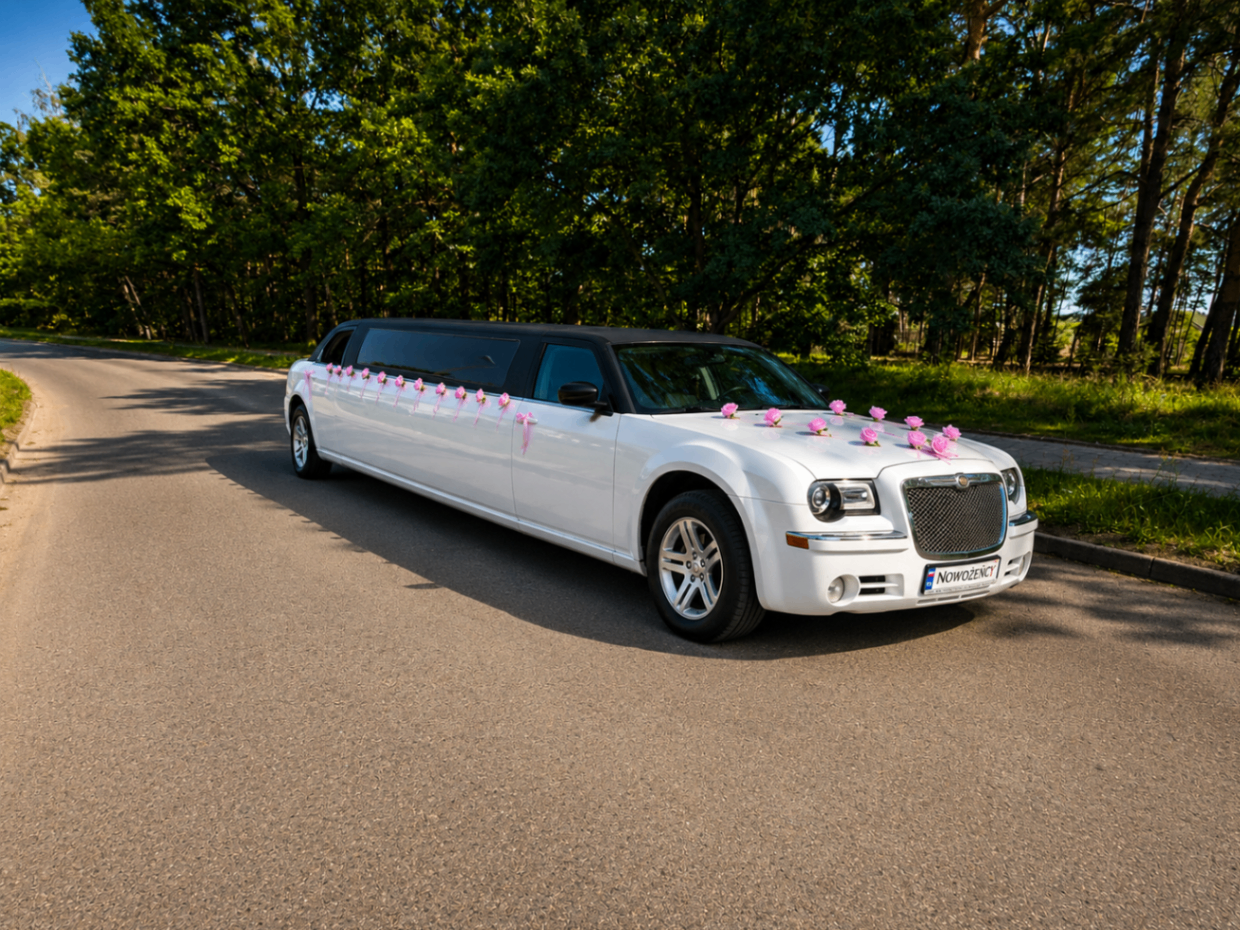 Limuzyna Chrysler w trasie